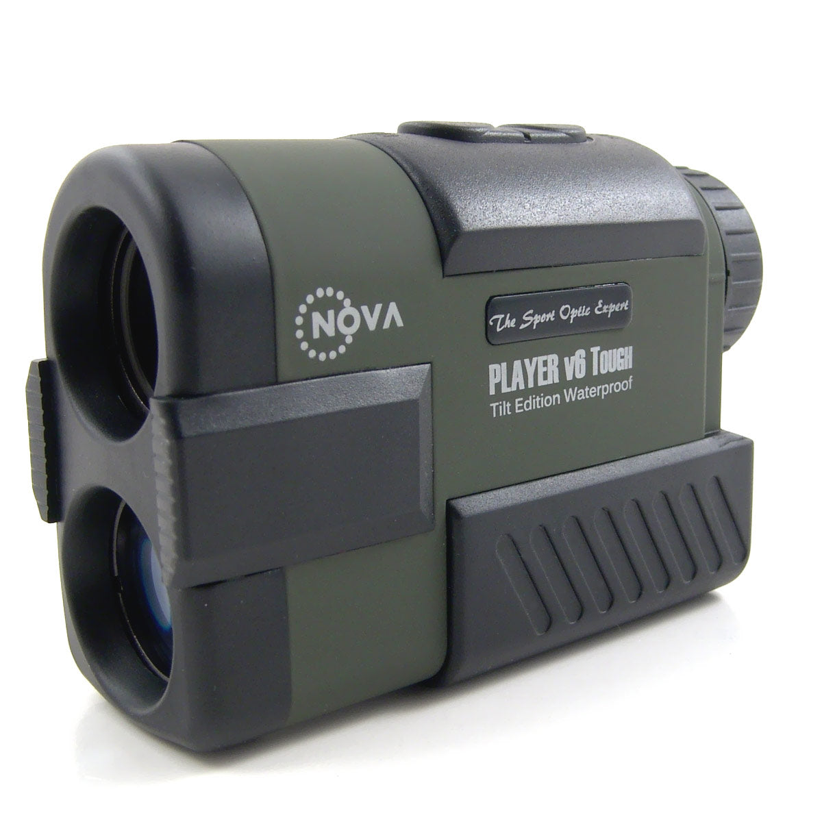 NovaOptik Laser Rangefinder with PinSeeker Slop Edition, Player V6 Tough, Green