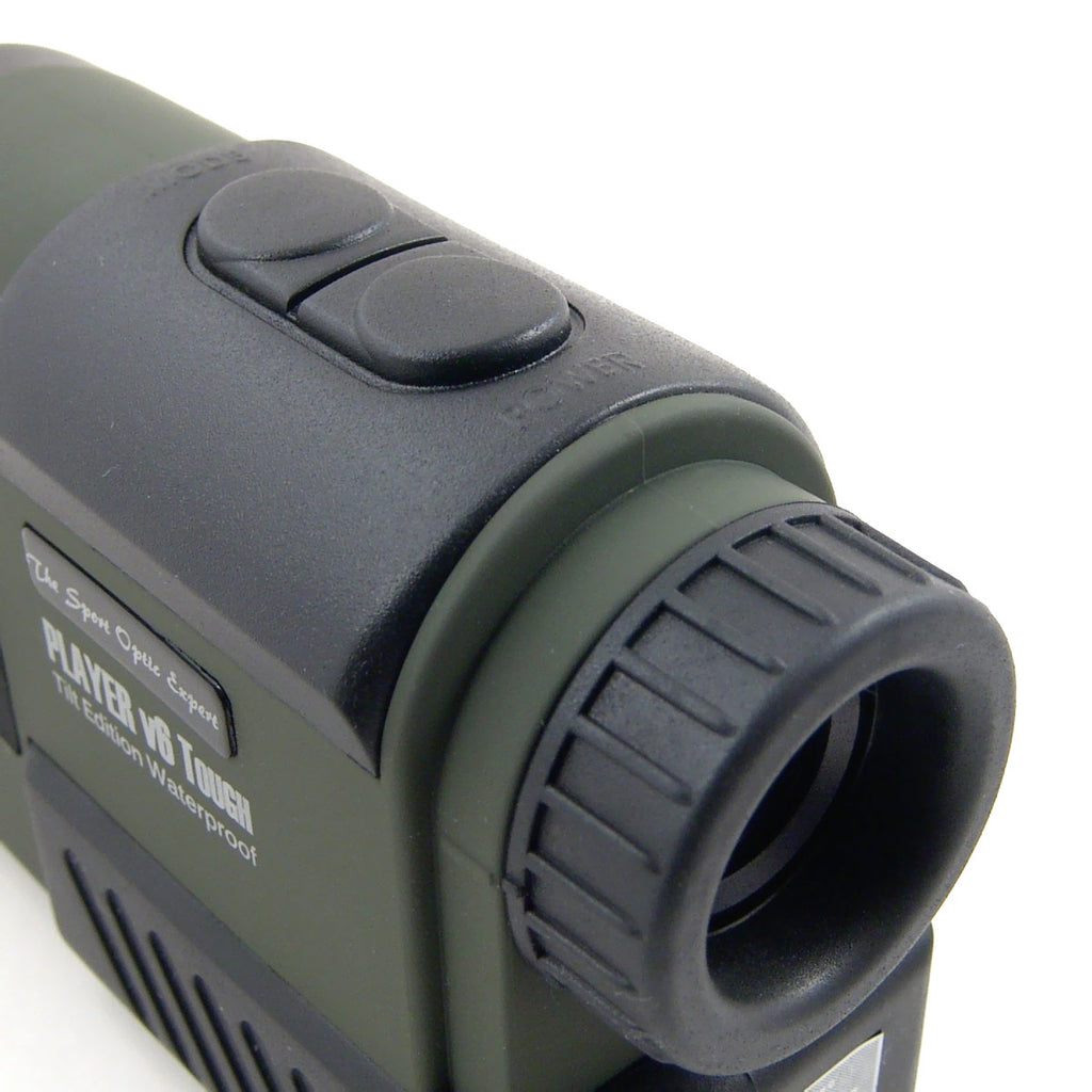 NovaOptik Laser Rangefinder with PinSeeker Slop Edition, Player V6 Tough, Green - novacaddy